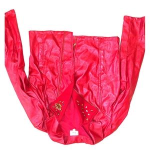 Red bedazzled jacket